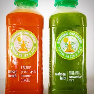 Running OM Green Juice Labels