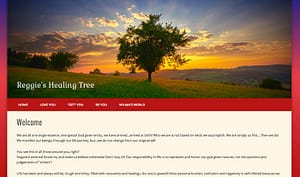 Reggie's Healing Tree Website
