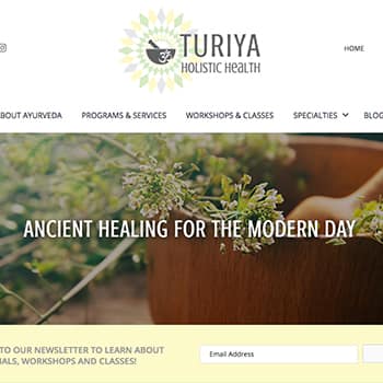 Turiya Holistic Health Homepage